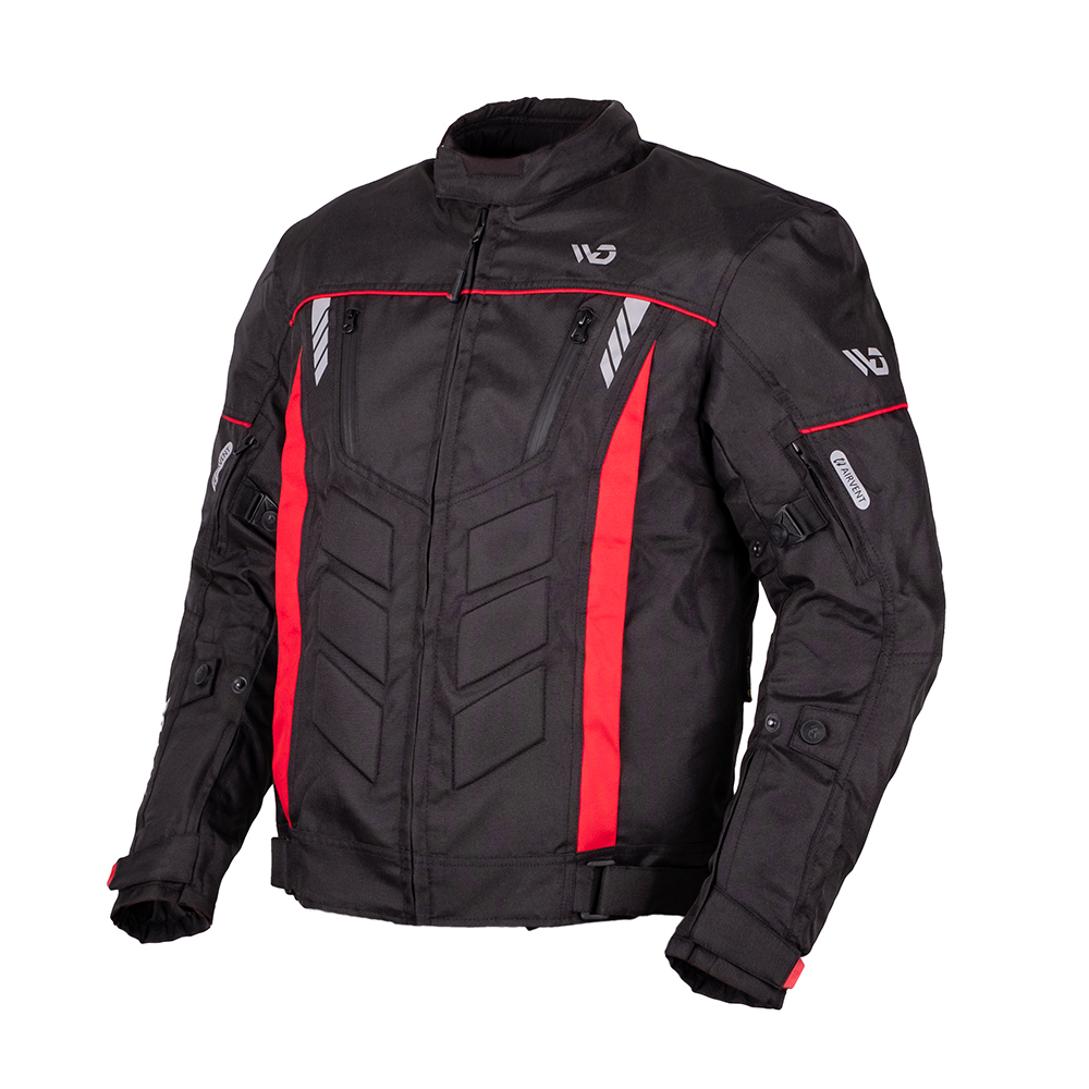 Motoros kabát WD Motorsports Vegas 2.0 fekete-piros 5XL termék 2. képe