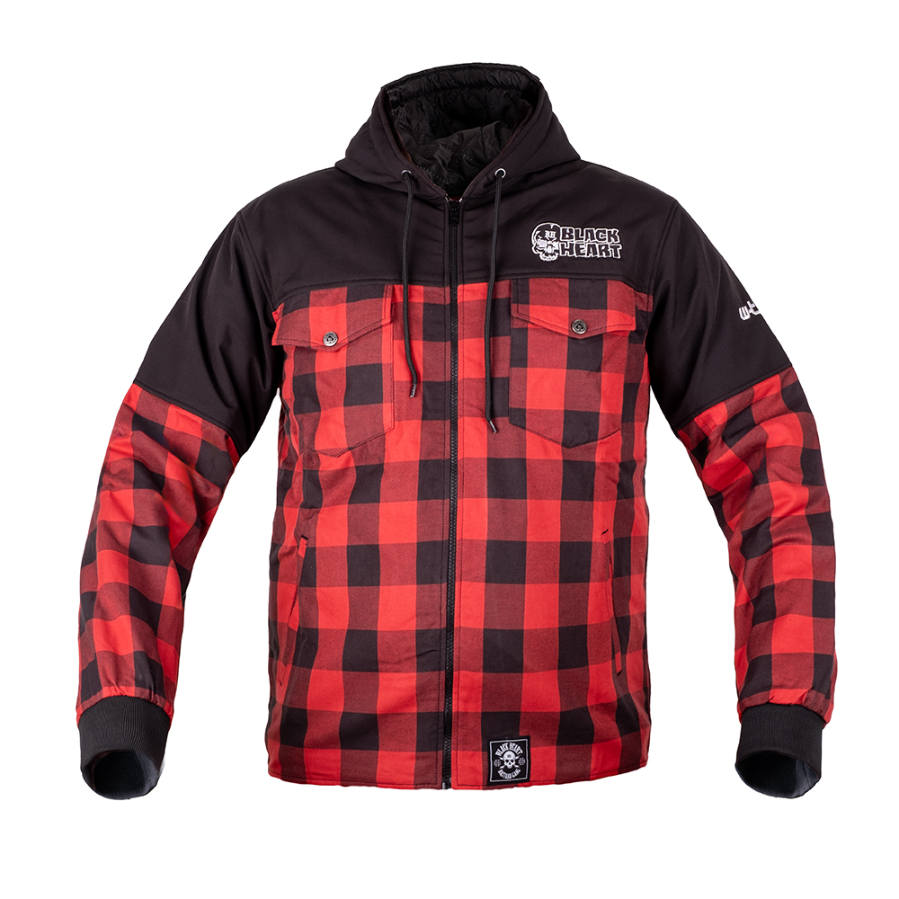 Softshell kabát W-TEC Black Heart Rozzer piros-fekete M akciós termékkép 1