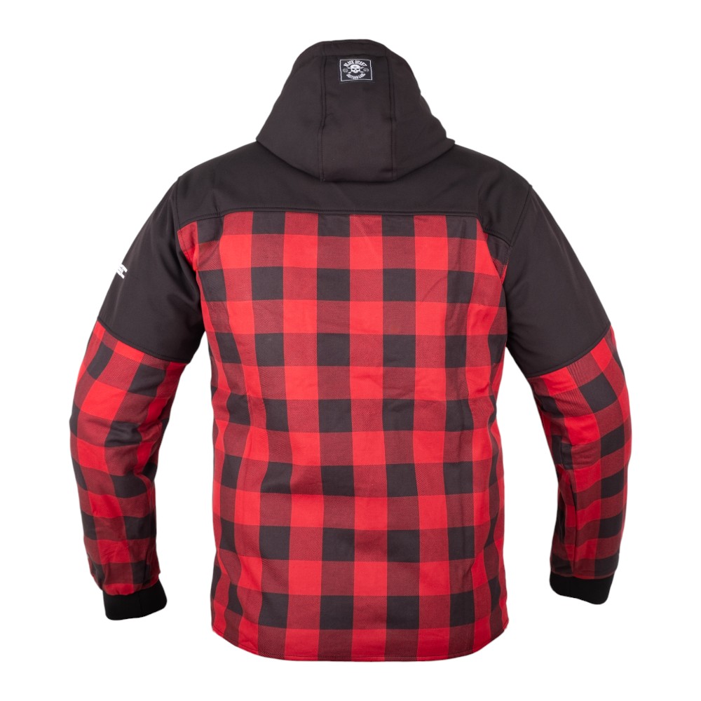 Softshell kabát W-TEC Black Heart Rozzer piros-fekete M termék 2. képe