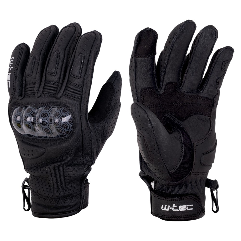Motoros kesztyű W-TEC Binaluck fekete M termék 2. képe