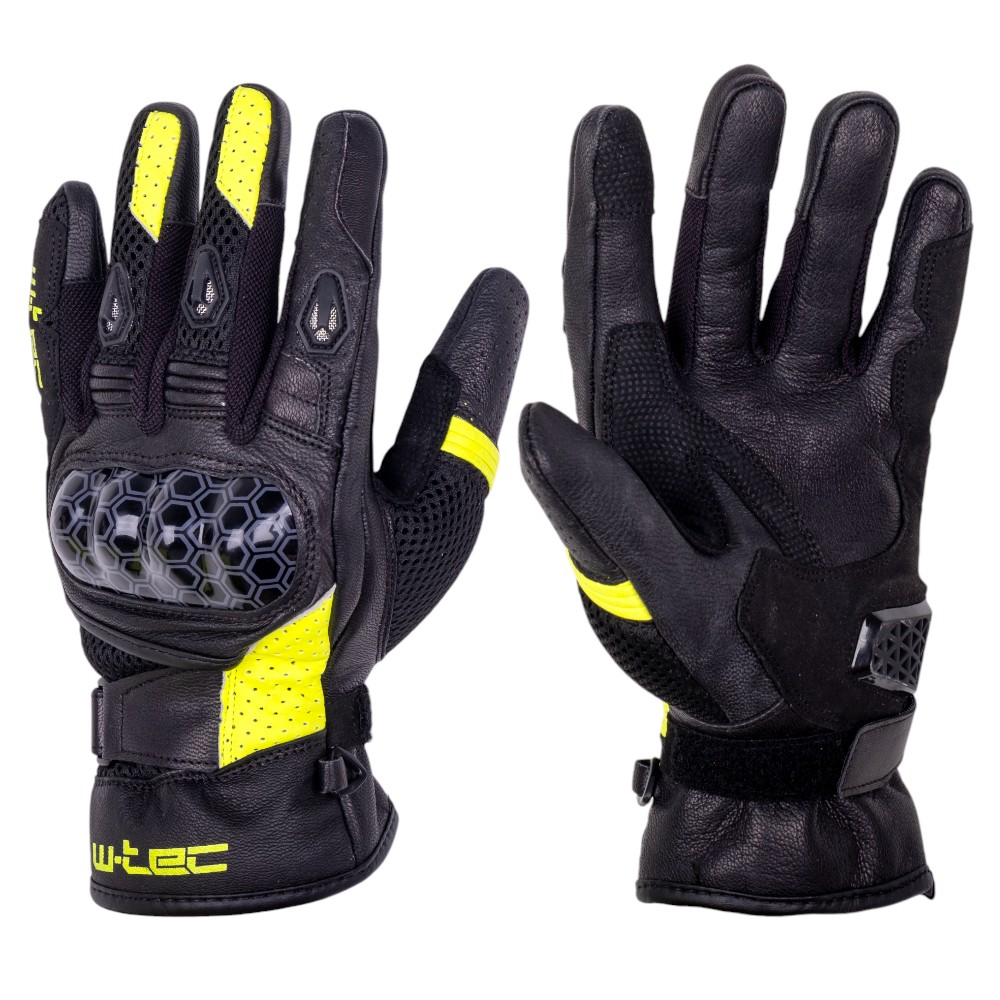 Motoros kesztyű W-TEC Kudavo fekete-fluo M termék 2. képe