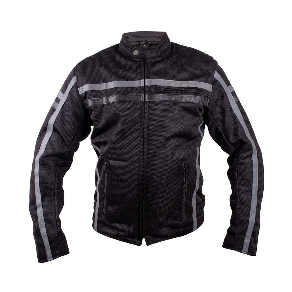 Motoros kabát W-TEC Bellvitage Crow fekete-szürke 6XL