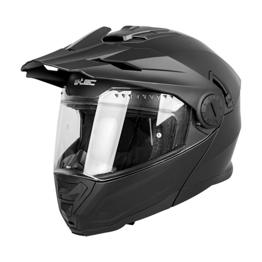 Flip-up enduro bukósisak W-TEC Biscaia P/J matt fekete XS (53-54) akciós termékkép 1