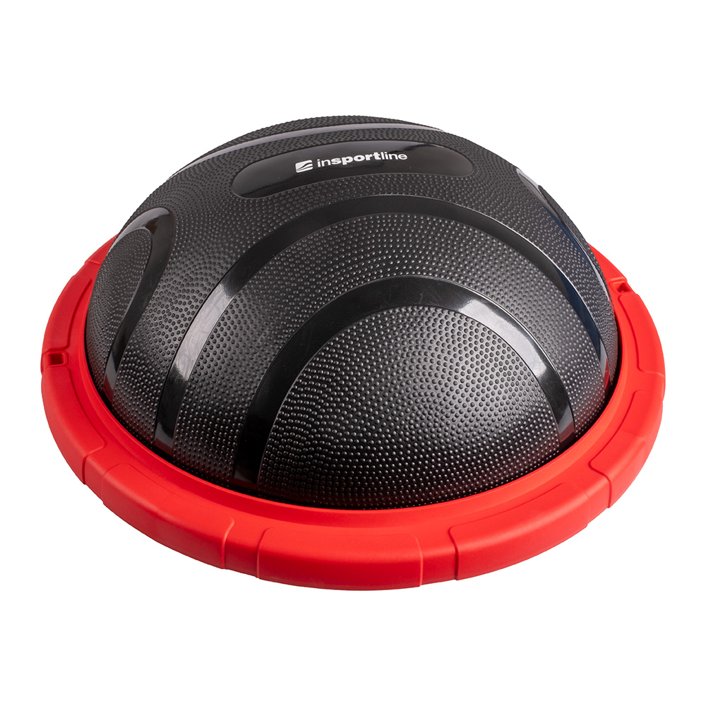 Koordinációs félgömb inSPORTline Dome Edge gumis expanderrel 100 cm / 4,6 kg piros-fekete termék 2. képe