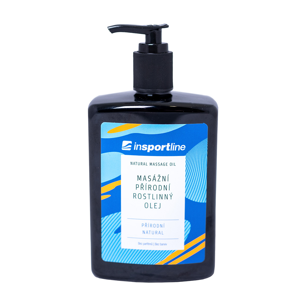 Természetes növényi masszázs olaj inSPORTline natural 500 ml akciós termékkép 1