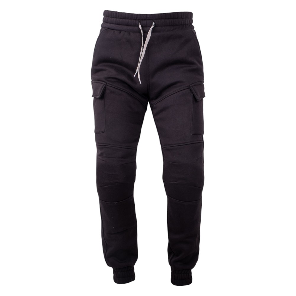 Motoros nadrág W-TEC Askew, DuPont™ Kevlar®, kivehető protektorok, AA osztályú, elasztikus derékszíj, gumírozott szegélyek fekete 32 / 32 termék 2. képe
