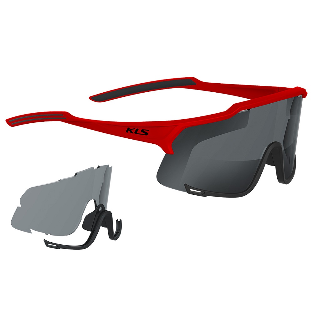 Kerékpáros napszemüveg Kellys Dice piros