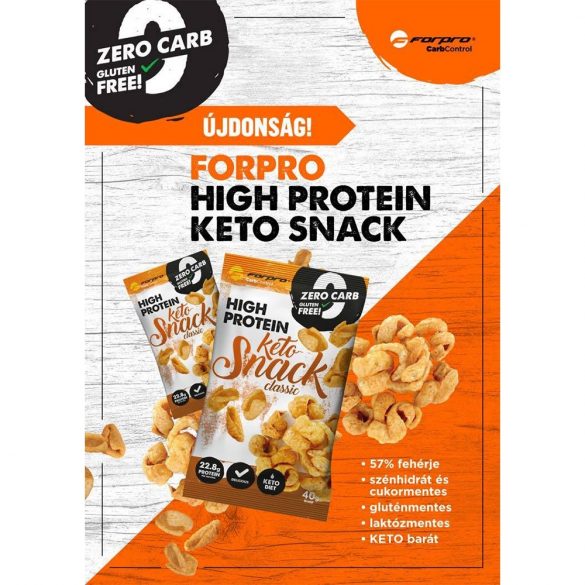 FORPRO HIGH PROTEIN KETO SNACK CLASSIC - 40g termék 2. képe