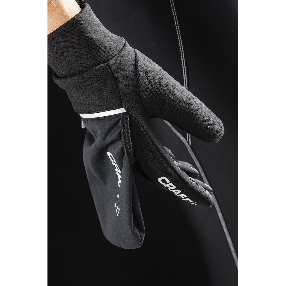 Kesztyű 2v1 CRAFT ADV Hybrid Weather fekete XS termék 2. képe