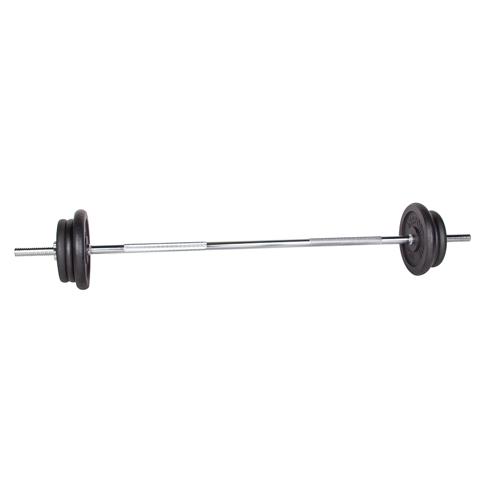 Súlyzó szett inSPORTline Castblack 160+40 cm/30 mm 80kg termék 2. képe