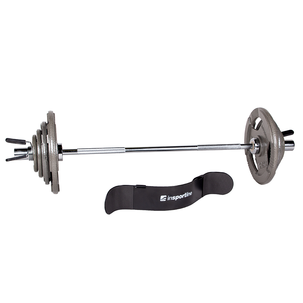 Olimpiai súlyzószett inSPORTline Biceps HAMERTON 120 cm/50 mm 45 kg akciós termékkép 1