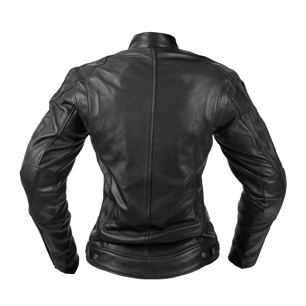 Női bőr motoros kabát W-TEC Urban Noir Lady fekete S termék 2. képe