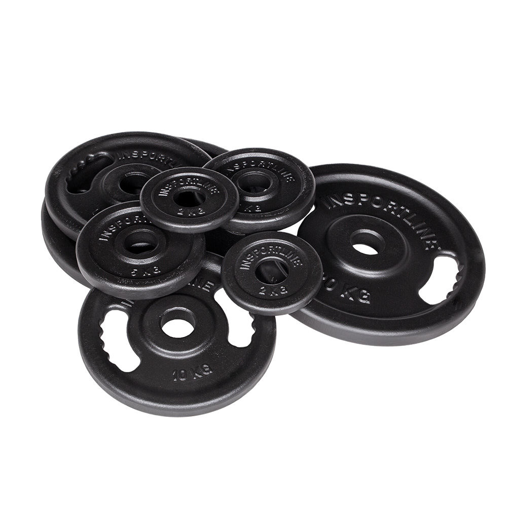 Olimpiai súlytárcsák készlete inSPORTline Castblack 2-20 KG termék 2. képe
