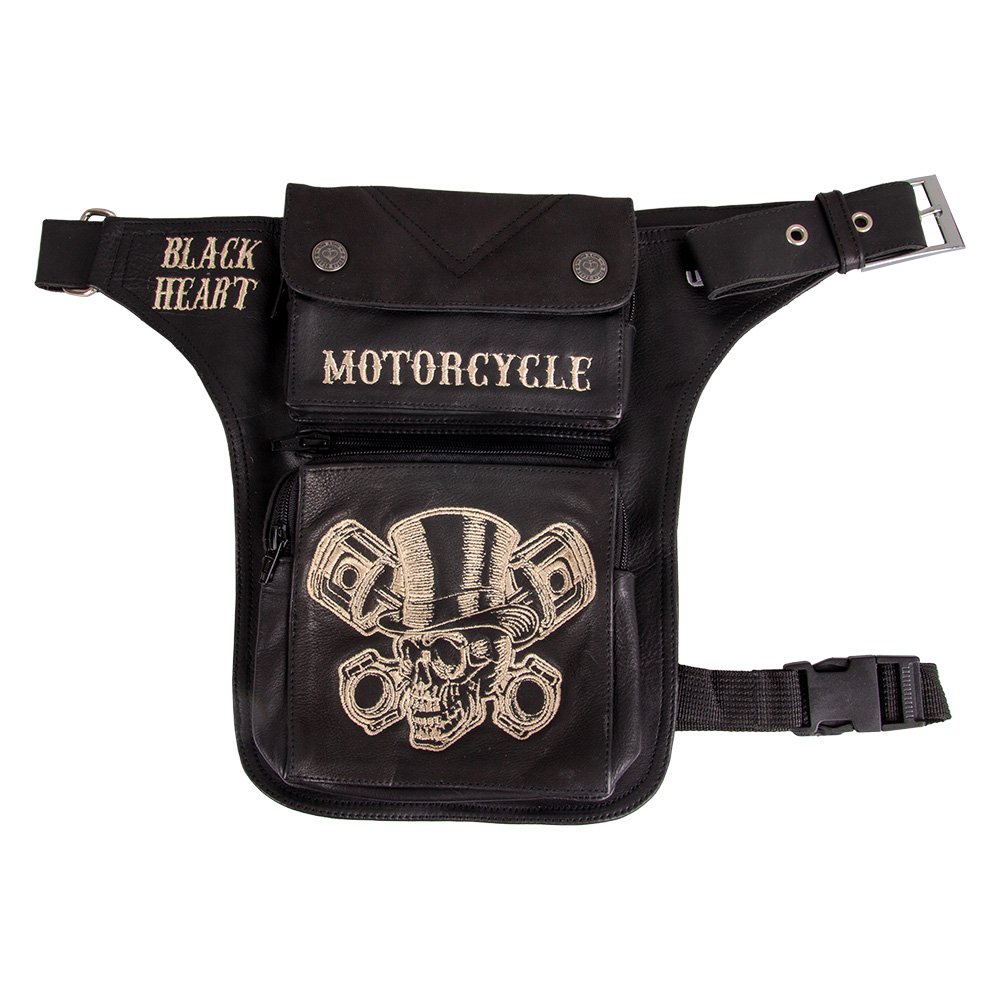 Motoros combtáska W-TEC Black Heart Gentleman