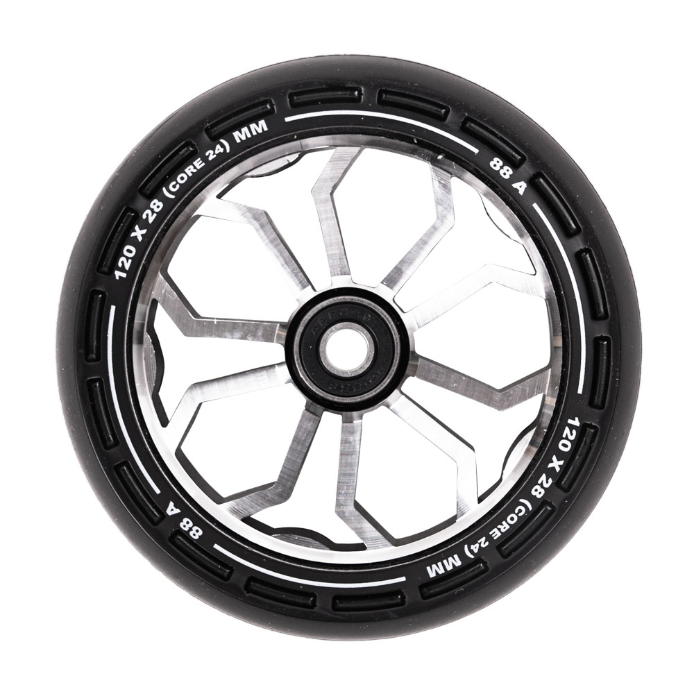 Roller kerék LMT XL Wheel 120 mm ABEC 9 csapággyal fekete