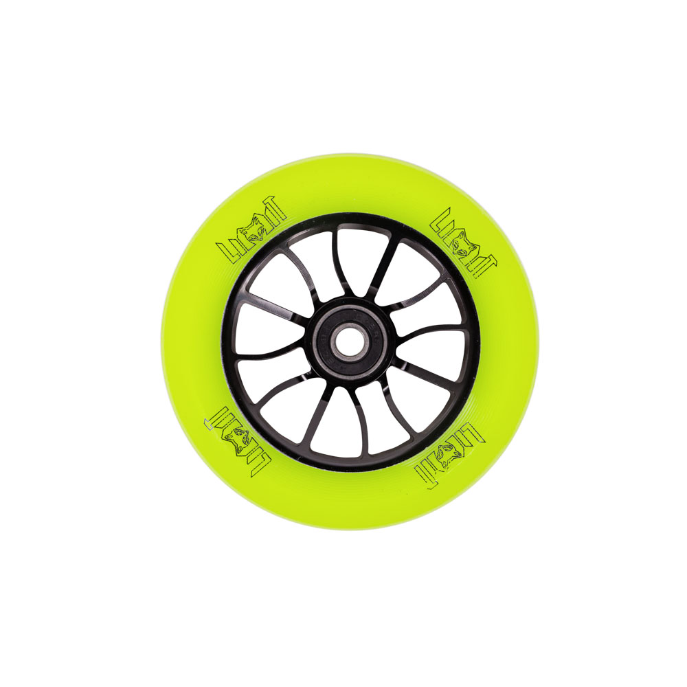 Roller kerék LMT S 110 mm ABEC 9 csapággyal  fekete-fehér termék 2. képe
