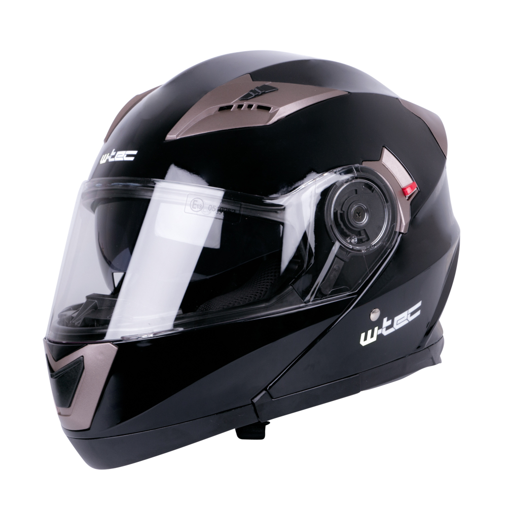 Felhajtható motoros bukósisak W-TEC Pezzon YM-925 fekete-bronz XS (53-54) termék 2. képe