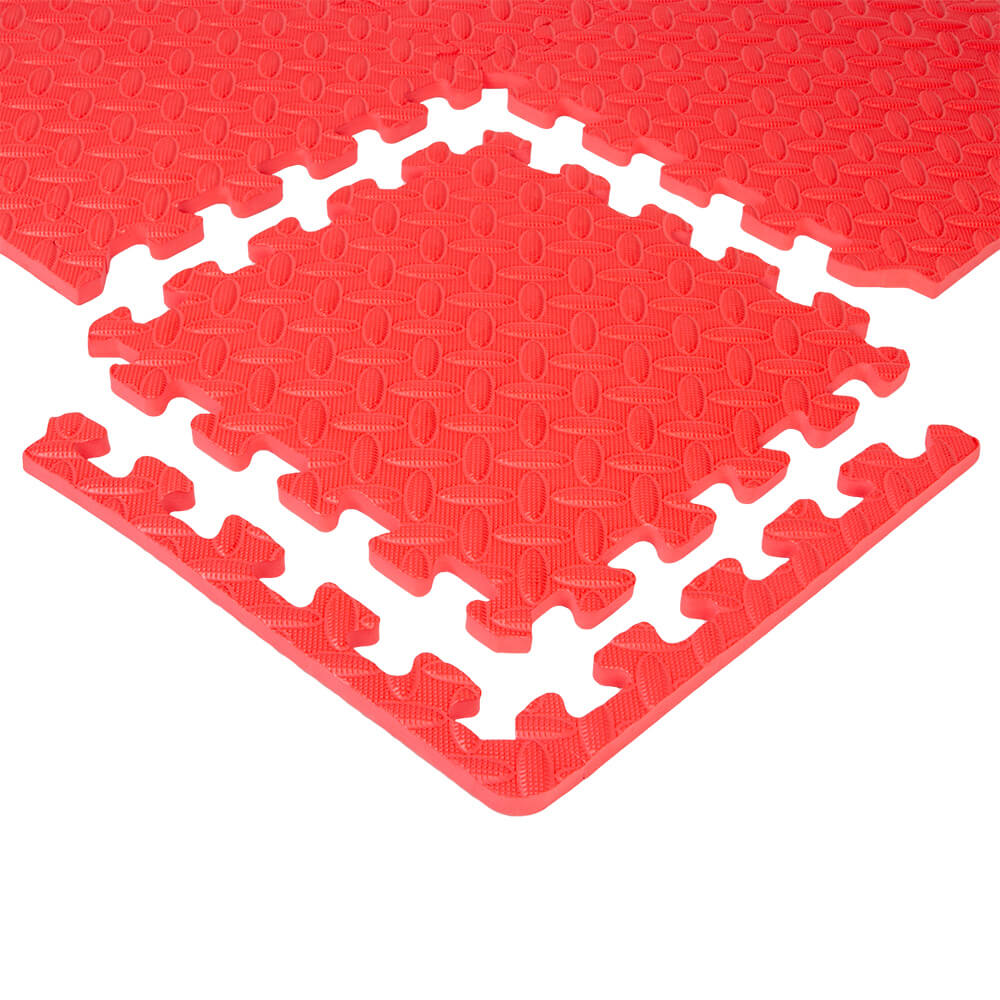 Puzzle szőnyeg inSPORTline Famkin (12 lap, 18 él) piros akciós termékkép 1