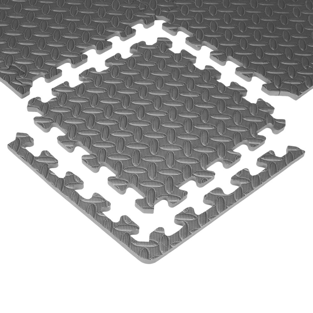 Puzzle szőnyeg inSPORTline Famkin (12 lap, 18 él) szürke