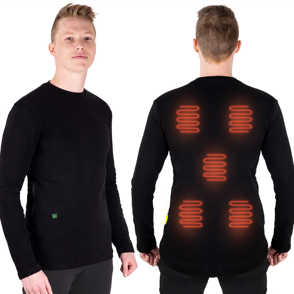 Férfi fűthető felső W-TEC Insulong  fekete  S termék 2. képe