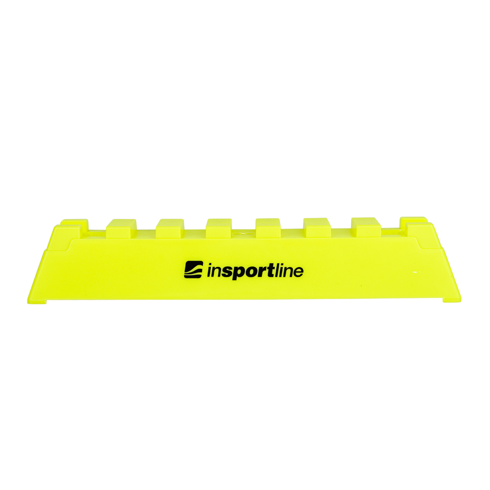 Négyszögletes szlalomrúdtartó inSPORTline Rectangle sárga