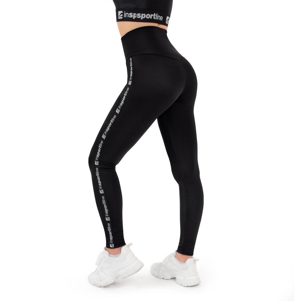 Női leggings inSPORTline Highwaist fekete meghosszabbított XS termék 2. képe