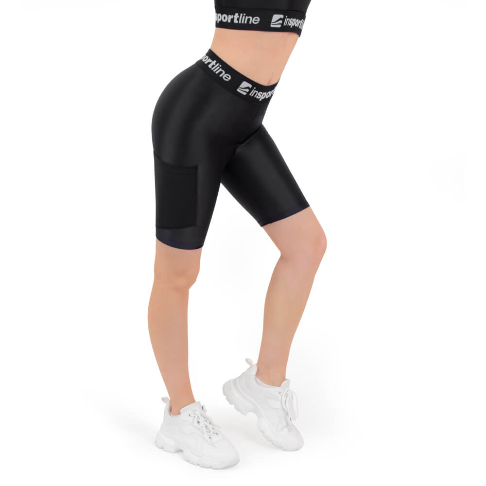 Női rövidnadrág inSPORTine Shortcute  S  fekete akciós termékkép 1