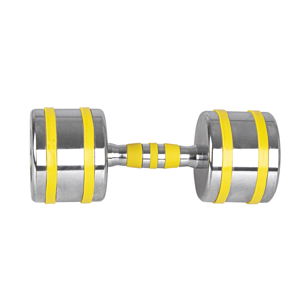 Króm súlyzó inSPORTline Yellsteel 14 kg termék 2. képe