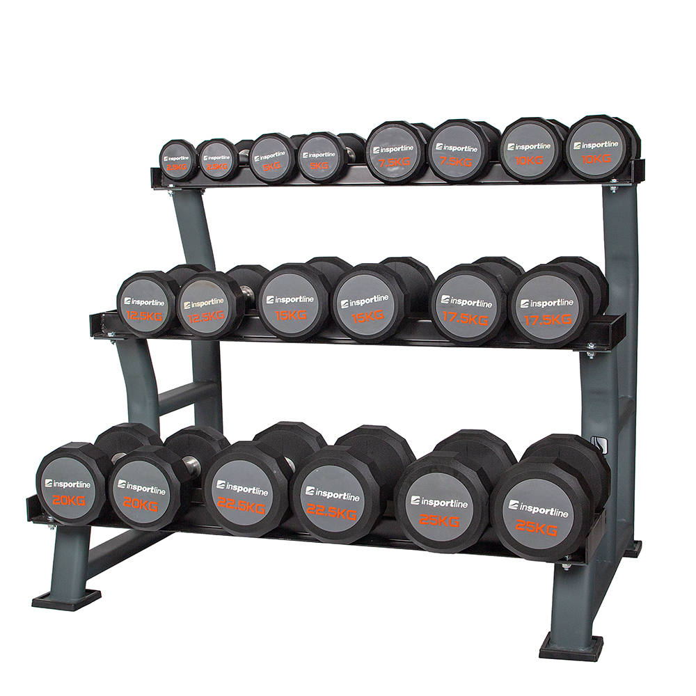 Egykezes súlyzó szett inSPORTline Profi CPU 2x 2,5-25 kg termék 2. képe