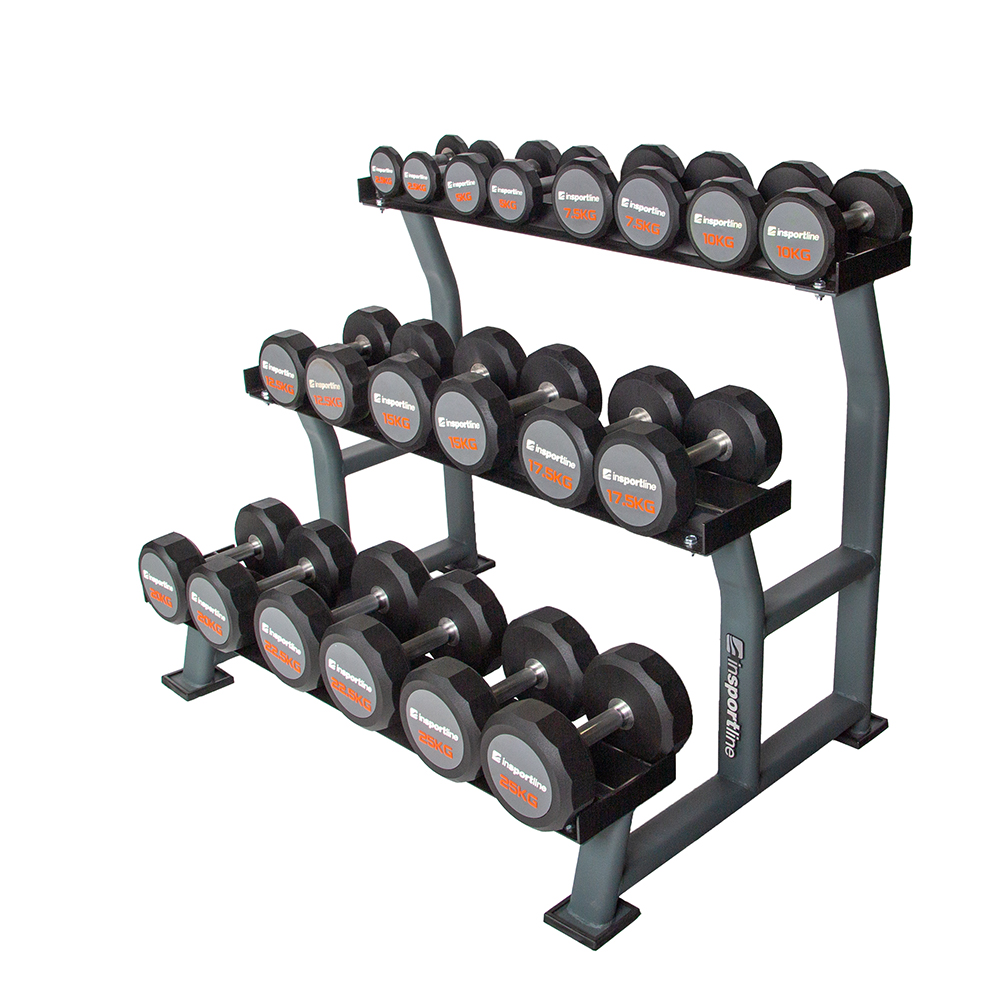 Egykezes súlyzó szett inSPORTline Profi CPU 2x 2,5-25 kg akciós termékkép 1