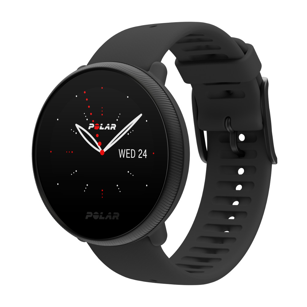Polar Ignite 2 fekete/gyöngyház extra  HaL fekete csuklópánttal termék 2. képe