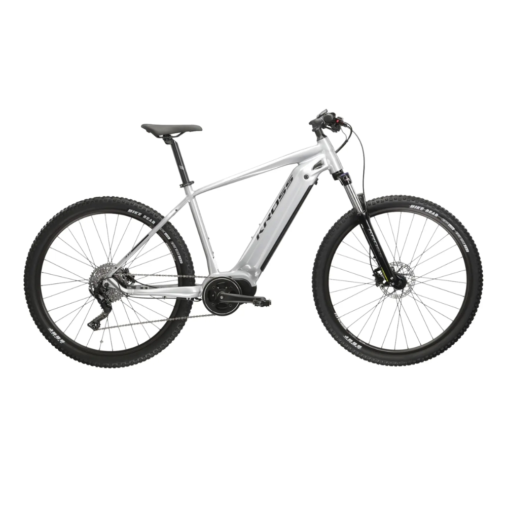 Hegyi elektromos kerékpár Kross Hexagon Boost 3.0 29" Gen 004 S (16", 165-172 cm) ezüst / fekete / fényes termék 2. képe