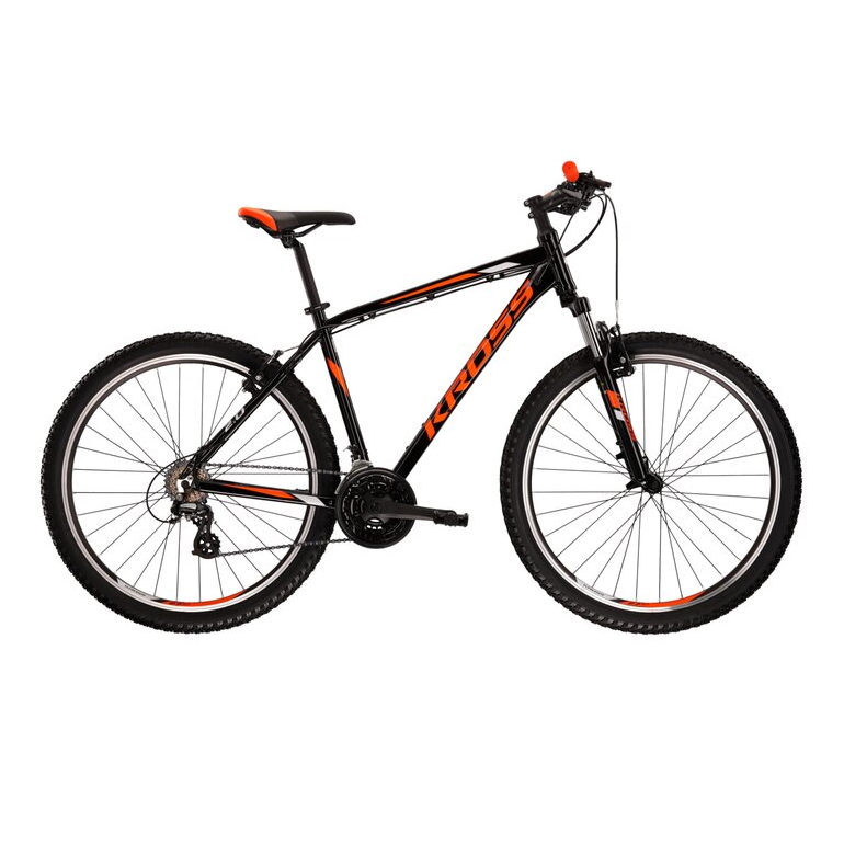 Hegyi kerékpár Kross Hexagon 2.0 27,5" - modell 2022 S (17", 165-174 cm) grafit/fekete/sárga termék 2. képe