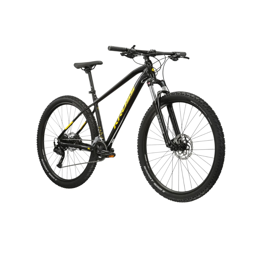 Hegyi kerékpár Kross Level 2.0 29" Gen 007  fekete / sárga / fényes  S (16", 165-172 cm) akciós termékkép 1