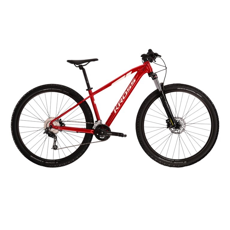 Hegyikerékpár Kross Level 3.0 AVL SM 29" Gen 005 XL (20", 188-195 cm) piros/fehér akciós termékkép 1