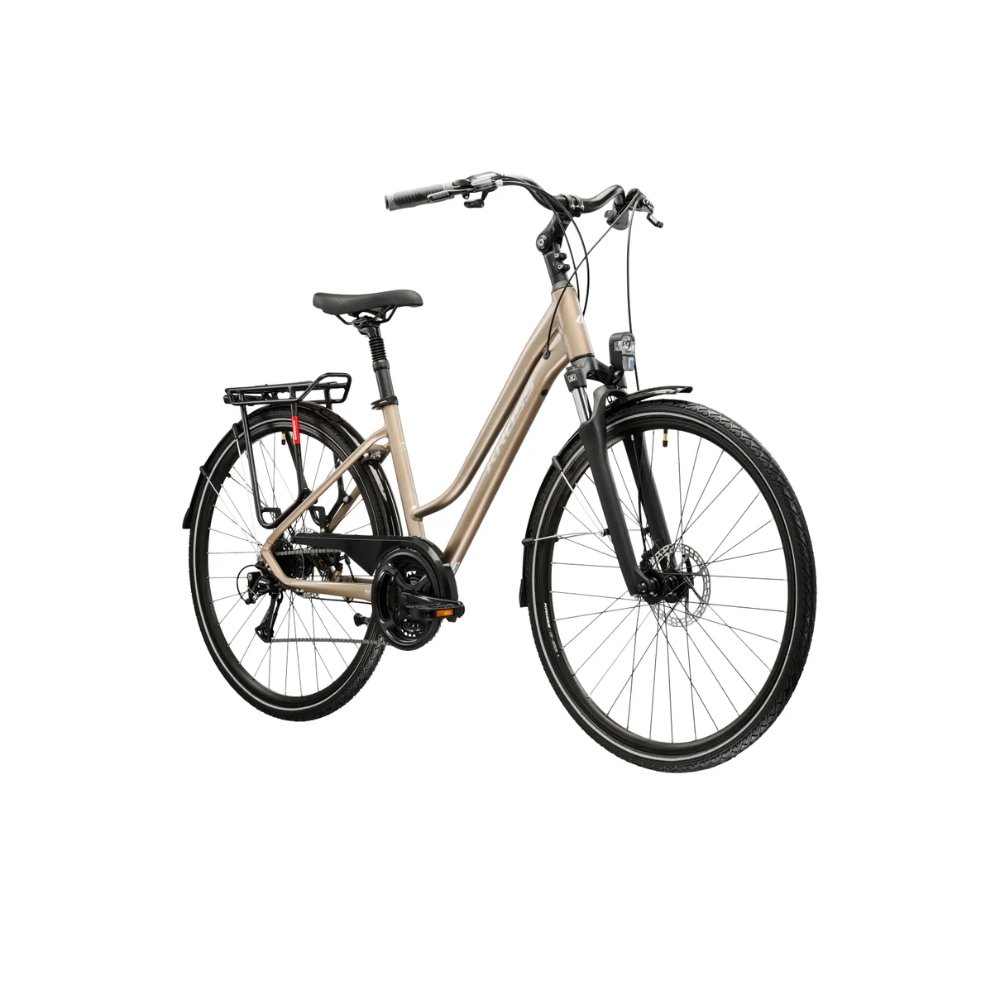 Női trekking kerékpár Kross Trans 3.0 28" - 2025  barna / ezüst / matt  M (17", 158-170 cm) akciós termékkép 1