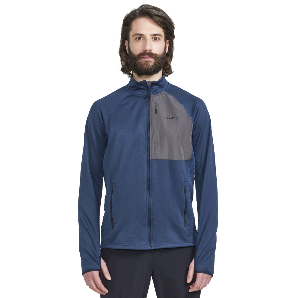 Férfi melegítőfelső CRAFT ADV Tech Fleece Thermal sötétkék M akciós termékkép 1