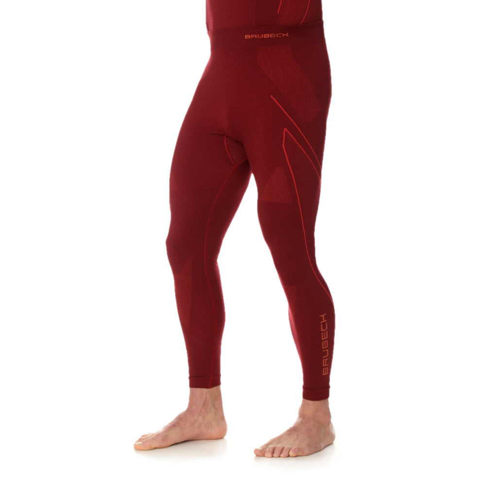 Férfi thermo nadrág Brubeck Thermo XL burgundi