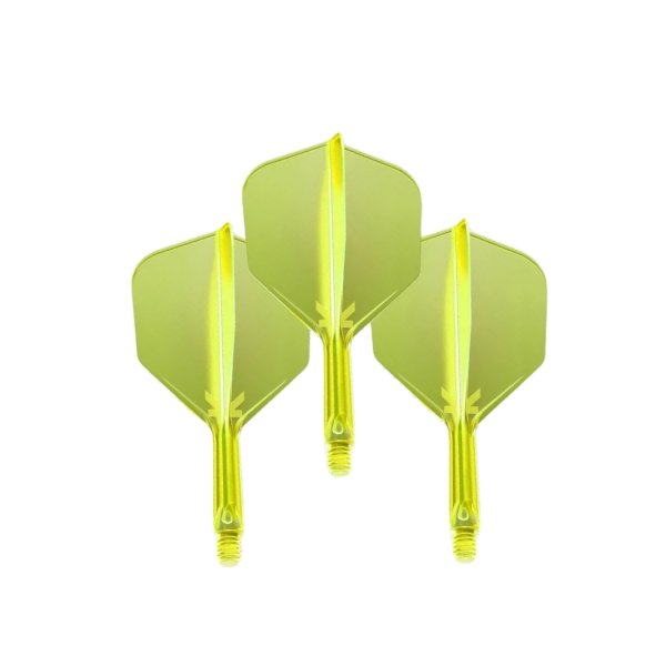 Dart nyíl Target K-Flex Neon No.6 Medium 3 db  fluo sárga akciós termékkép 1