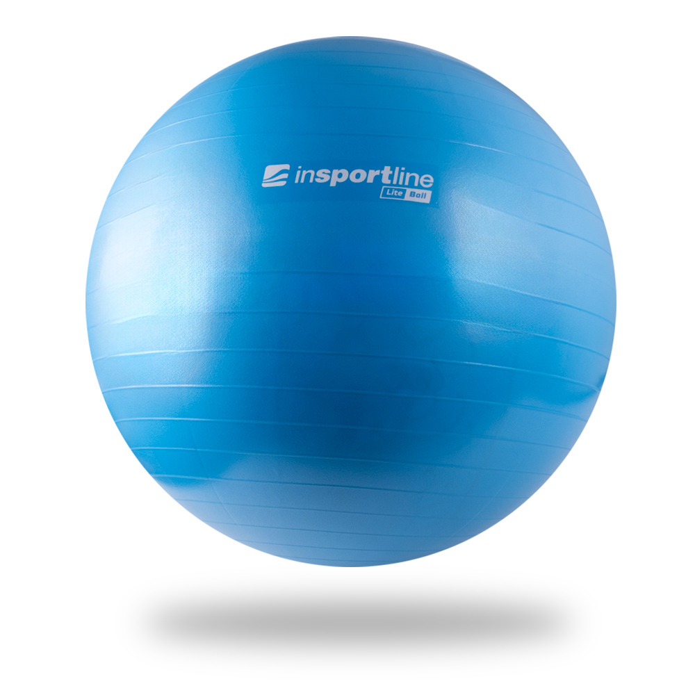 Gimnasztikai labda inSPORTline Lite Ball 55 cm kék