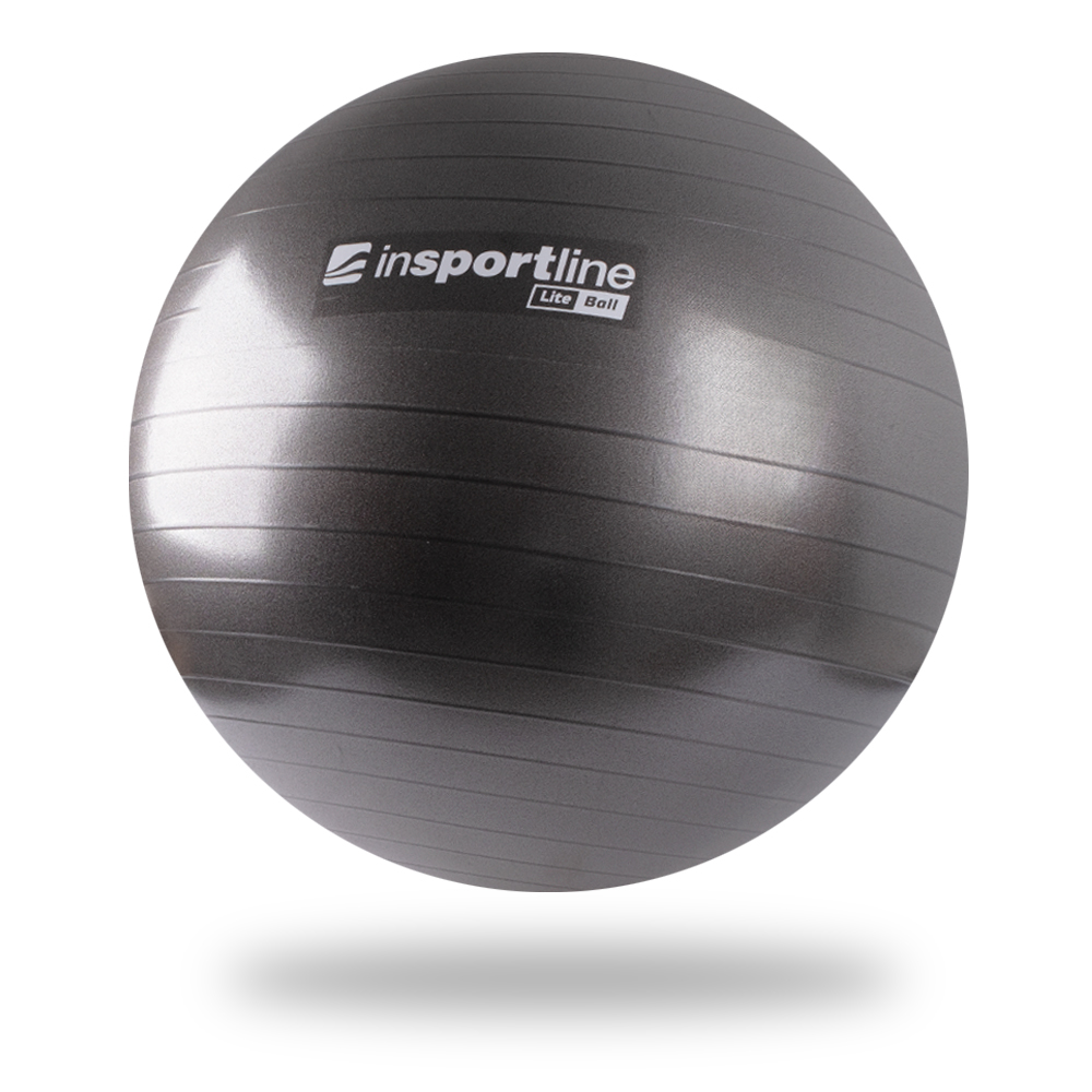 Gimnasztikai labda inSPORTline Lite Ball 75 cm fekete