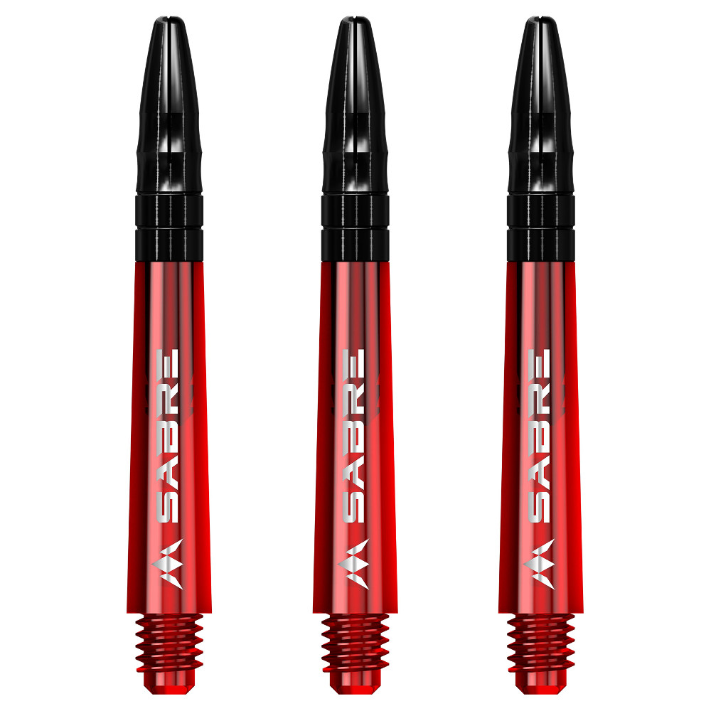 Dart nyíl test Mission Sabre Shafts Red Tweenie 3 db akciós termékkép 1