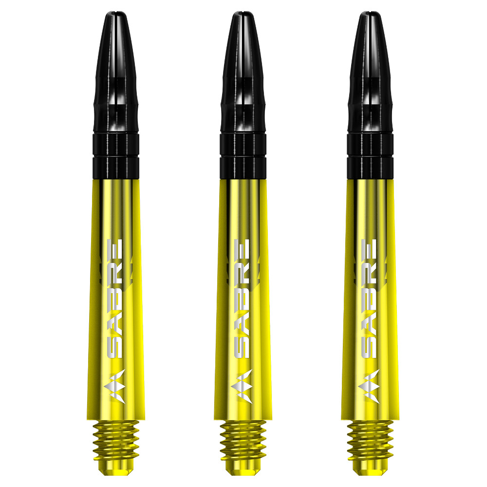 Dart nyíl test Mission Sabre Shafts Yellow Tweenie 3 db akciós termékkép 1