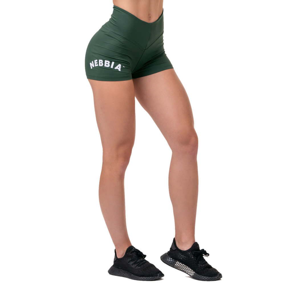 Nebbia rövidnadrág Classic HERO High Waist Shorts 582 Sötétzöld S