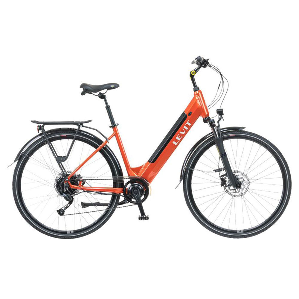 Városi ebike Levit Musca Urban HD 468 28" - model 2024  18" (160-180 cm)  Narancs Gyöngy akciós termékkép 1