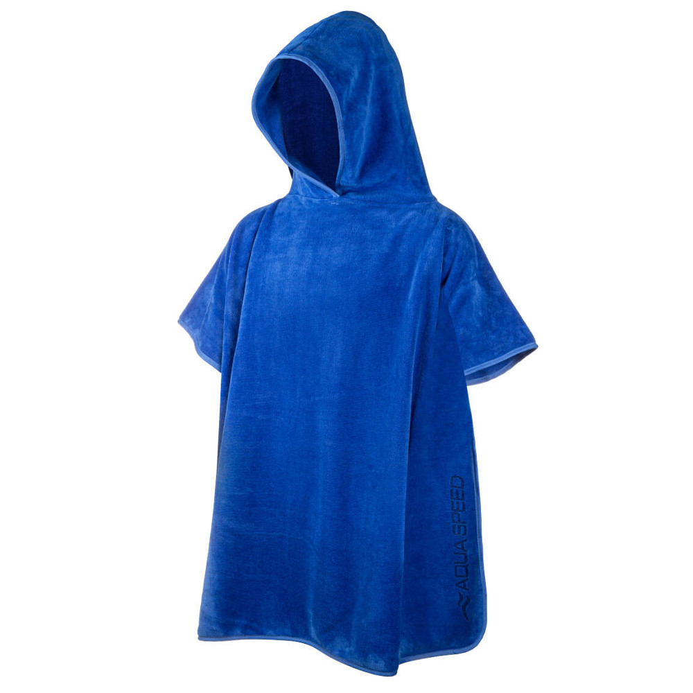 Gyerek poncsó Aqua Speed Kids Poncho 70x120 cm  Királykék akciós termékkép 1