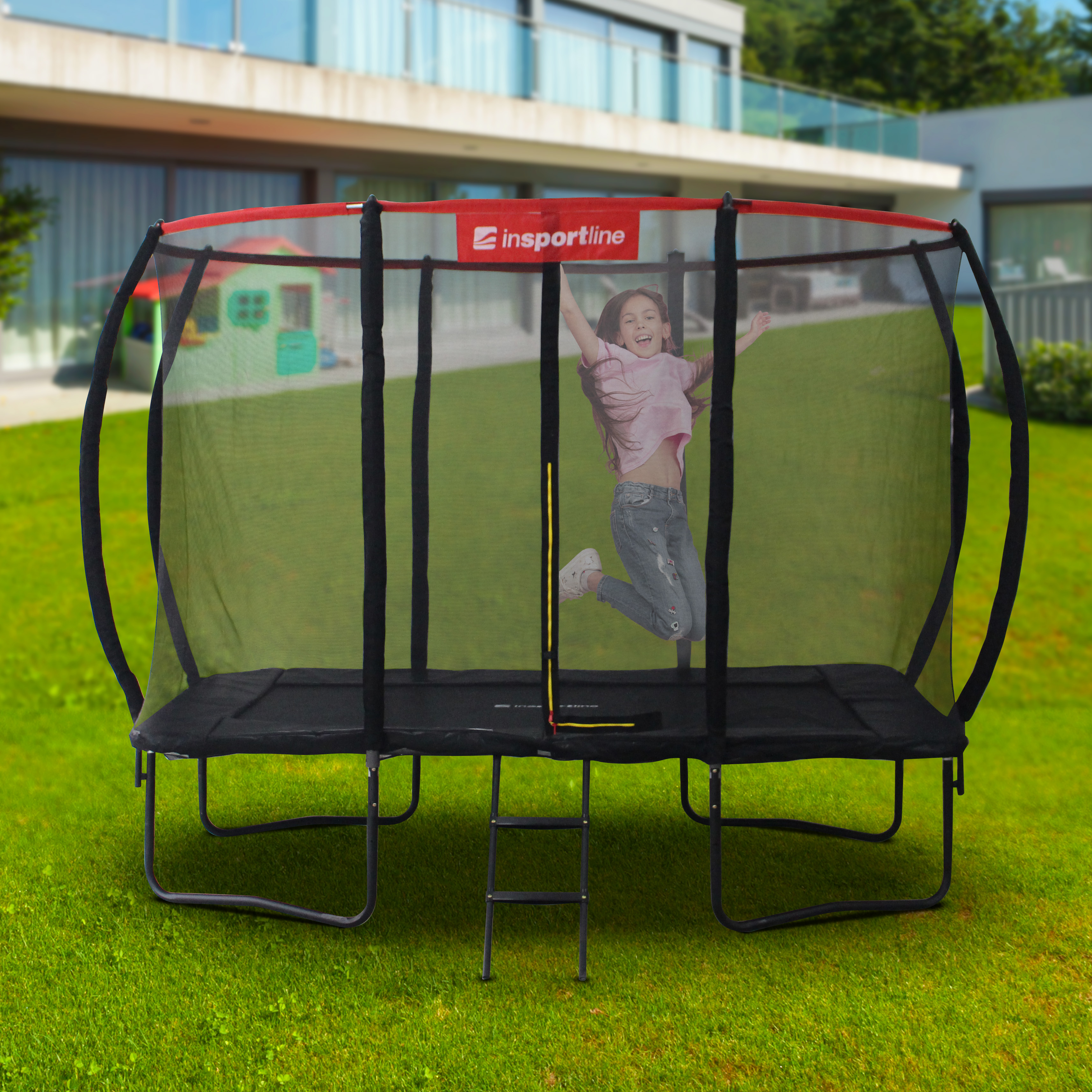 Téglalap alakú trambulin szett inSPORTline QuadJump PRO 183*274 cm termék 2. képe