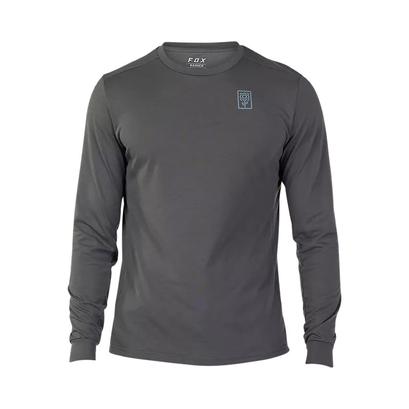 Kerékpáros felső FOX Ranger Drirelease LS Jersey Sötét Árnyék M akciós termékkép 1