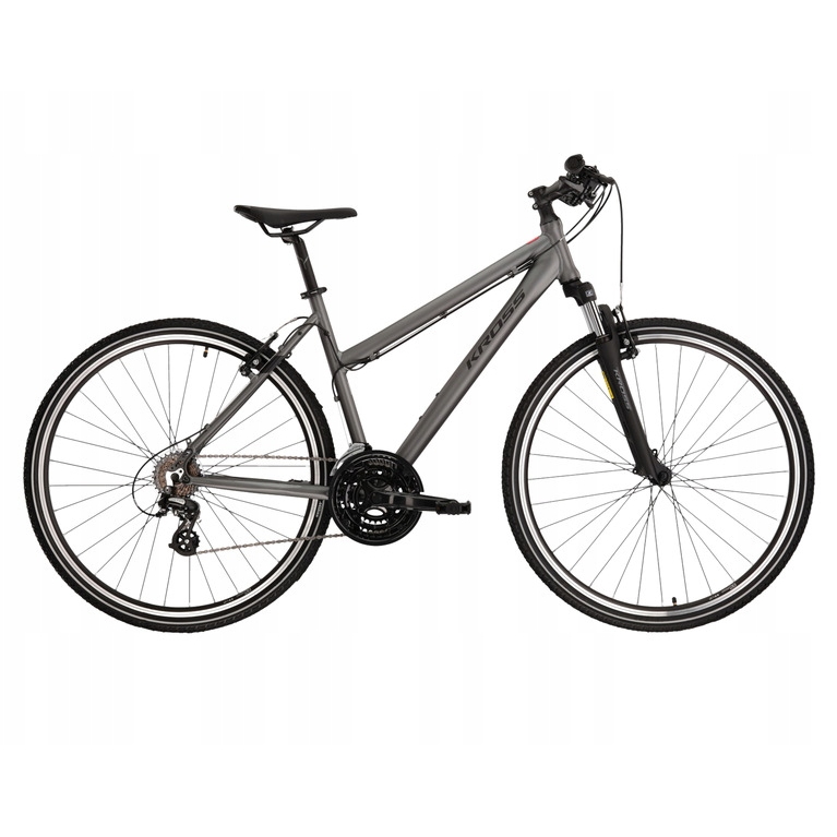 Női cross kerékpár Kross Evado 2.0 D S 28" Gen 004 M (17") grafit/fekete akciós termékkép 1