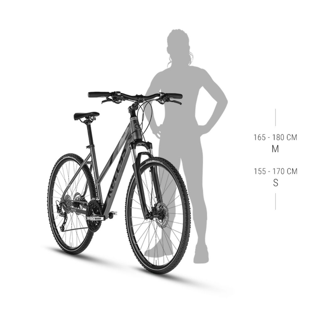 Női cross kerékpár KELLYS PHEEBE 70 28" 9.0 S (17", 155-170 cm) Rózsás Ibolyaszínű termék 2. képe
